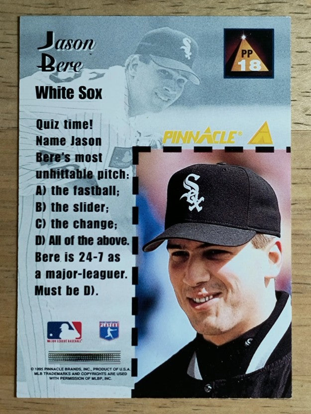 1995 Pinnacle Performers #PP18 Jason Bere