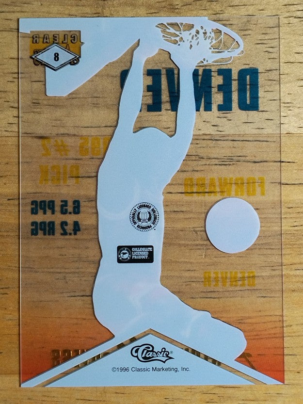 1996 Clear Assets #8 Antonio McDyess
