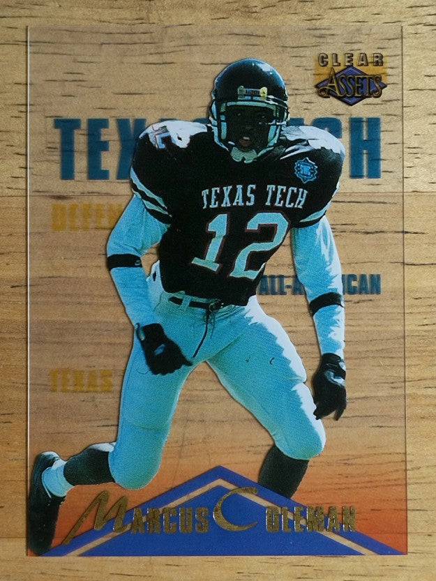 1996 Clear Assets #44 Marcus Coleman