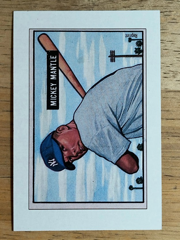 1989 Bowman Reprint Inserts #5 Mickey Mantle 51