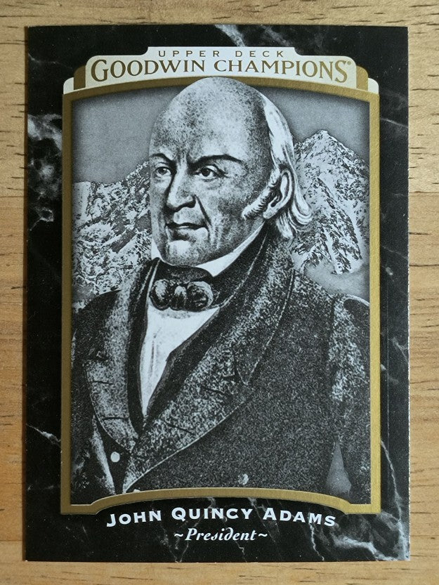 2017 Upper Deck Goodwin Champions #106 John Quincy Adams BW SP