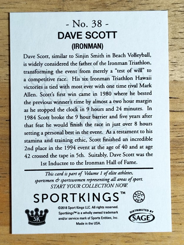 2018 Sportkings #38 Dave Scott