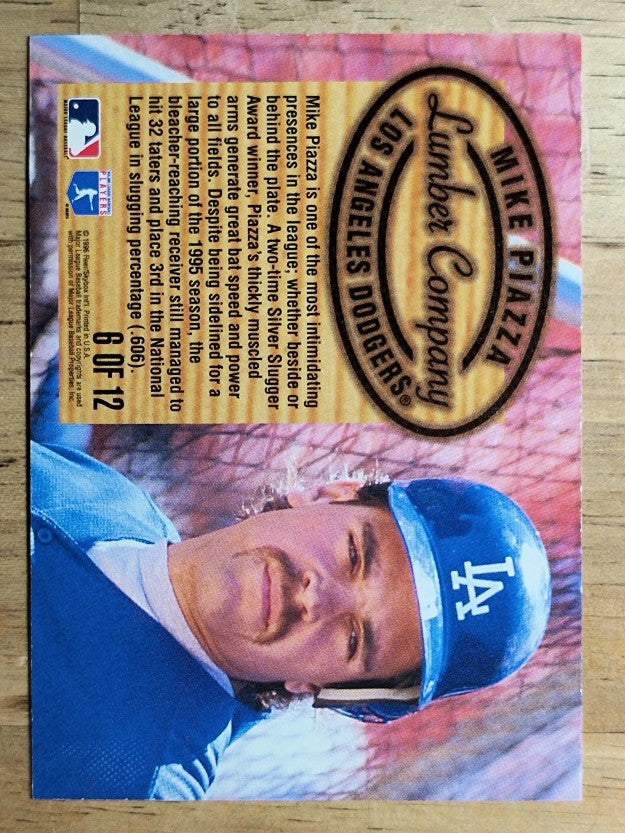 1996 Fleer Lumber Company #6 Mike Piazza