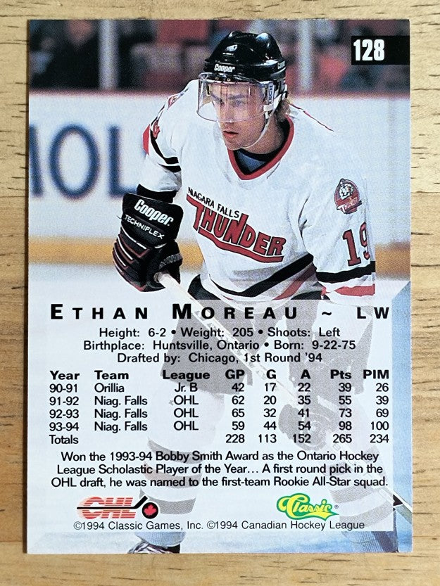 1994 Classic Four Sport #128 Ethan Moreau