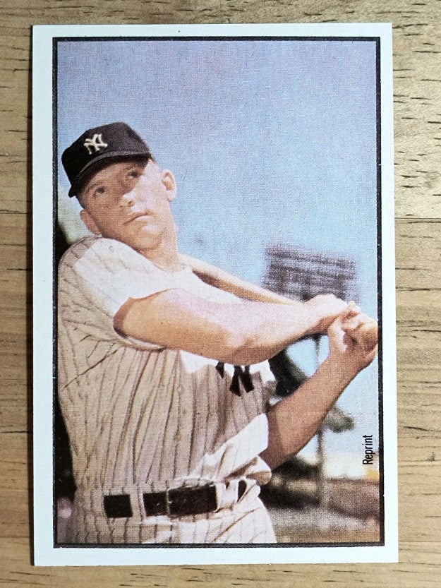 1989 Bowman Reprint Inserts #6 Mickey Mantle 53