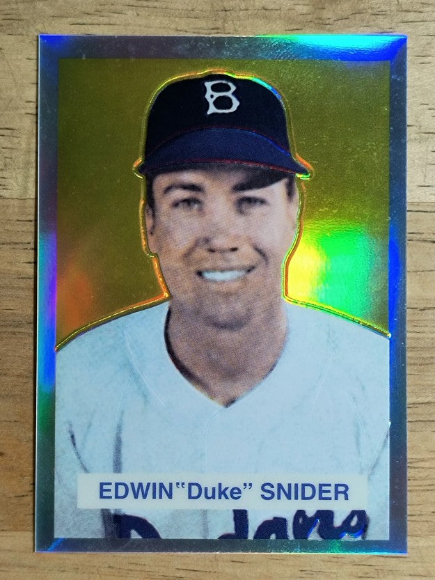 2001 Bowman Chrome Rookie Reprints Refractors #8 Duke Snider