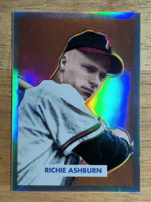 2001 Bowman Chrome Rookie Reprints Refractors #10 Richie Ashburn