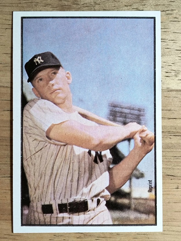 1989 Bowman Reprint Inserts #6 Mickey Mantle 53