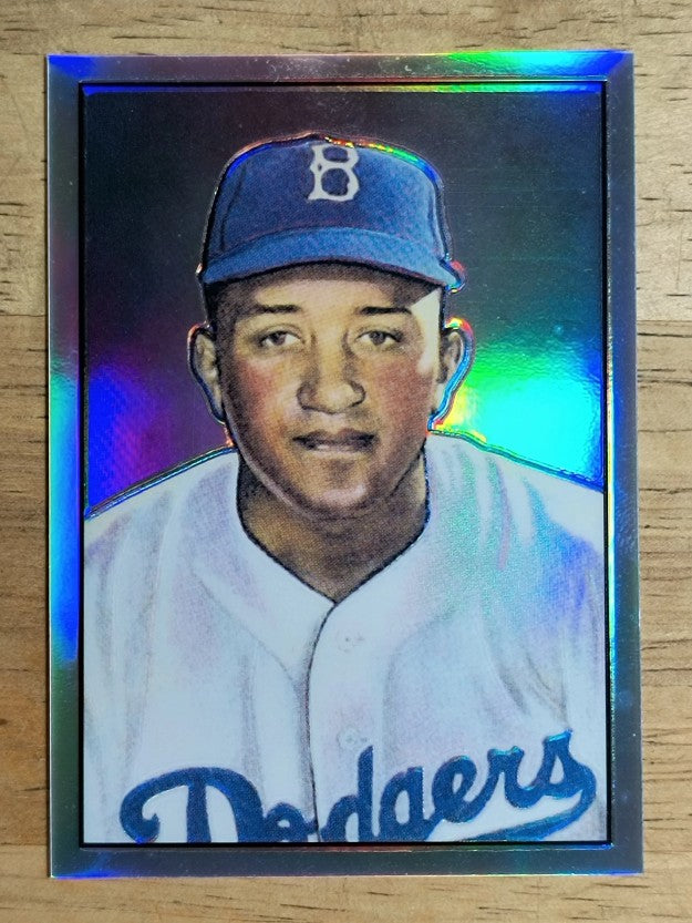 2001 Bowman Chrome Rookie Reprints Refractors #13 Don Newcombe