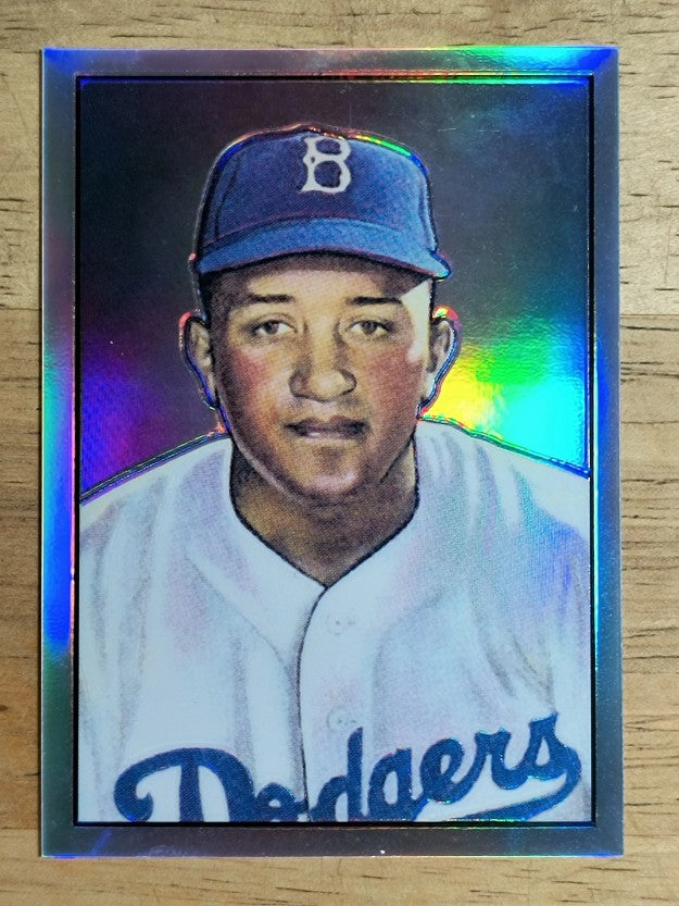 2001 Bowman Chrome Rookie Reprints Refractors #13 Don Newcombe