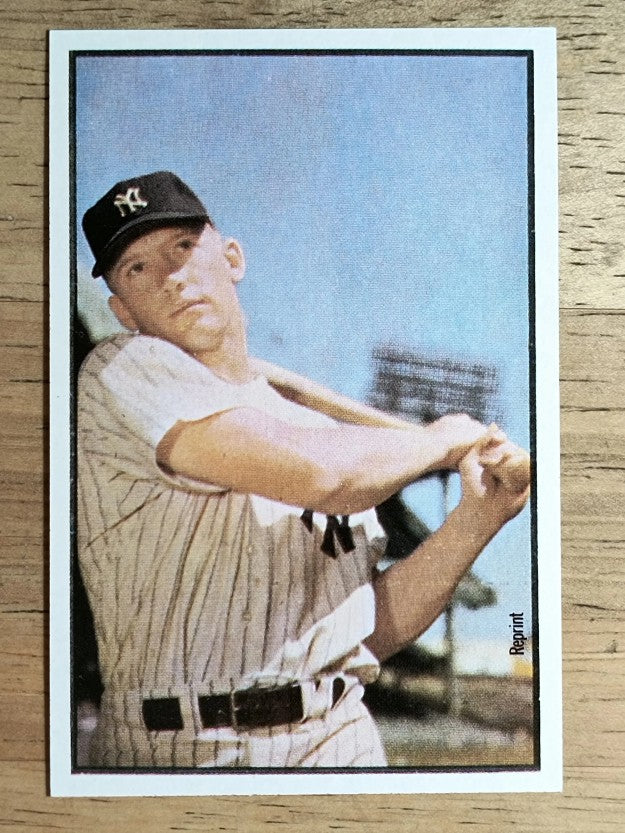 1989 Bowman Reprint Inserts #6 Mickey Mantle 53