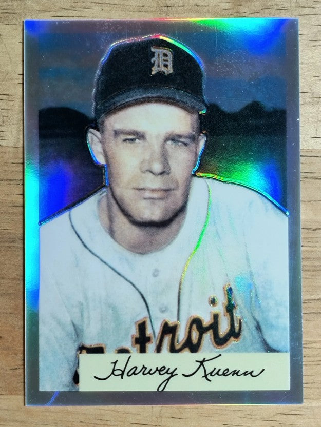 2001 Bowman Chrome Rookie Reprints Refractors #22 Harvey Kuenn