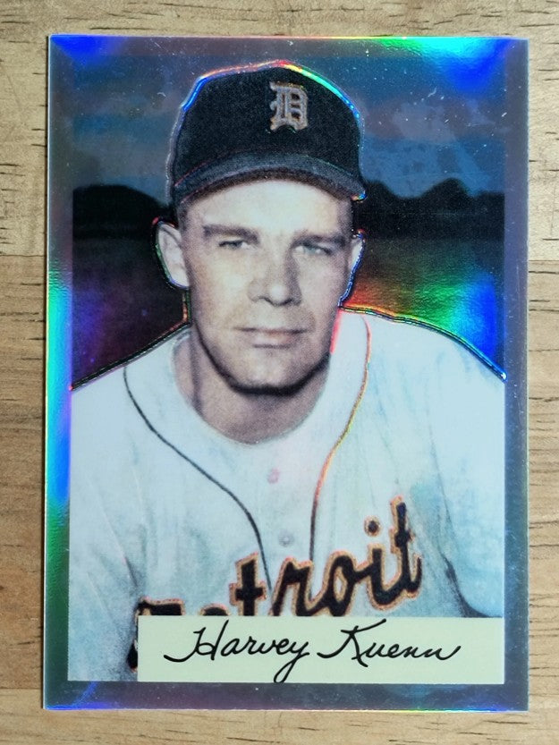 2001 Bowman Chrome Rookie Reprints Refractors #22 Harvey Kuenn