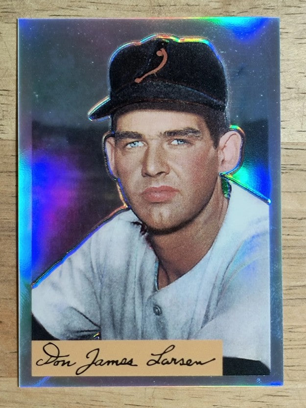 2001 Bowman Chrome Rookie Reprints Refractors #23 Don Larsen