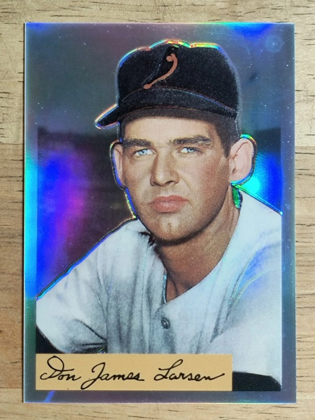 2001 Bowman Chrome Rookie Reprints Refractors #23 Don Larsen
