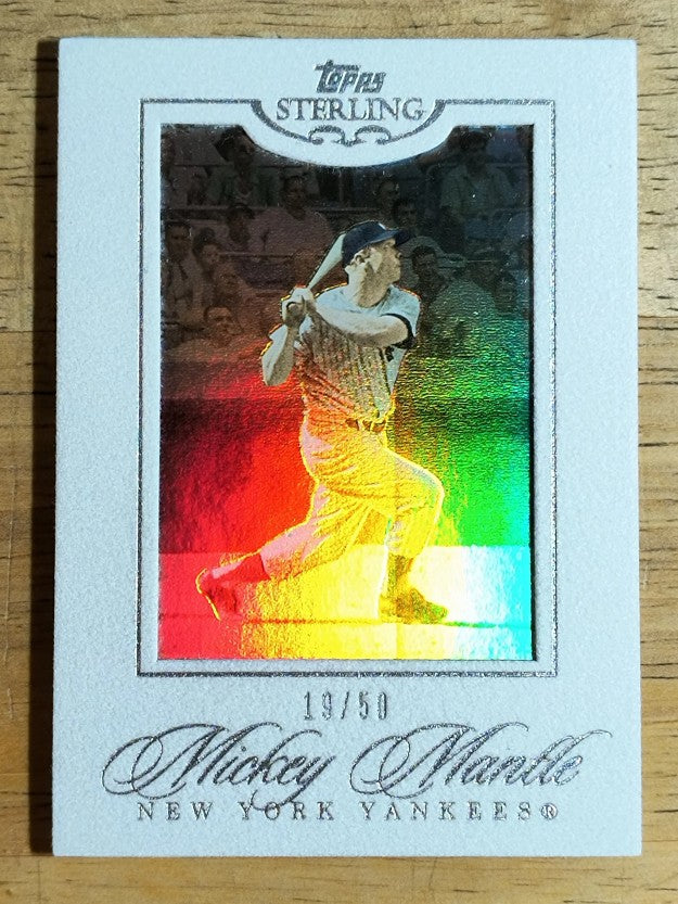 2006 Topps Sterling Framed White #22 Mickey Mantle