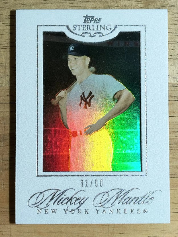 2006 Topps Sterling Framed White #23 Mickey Mantle