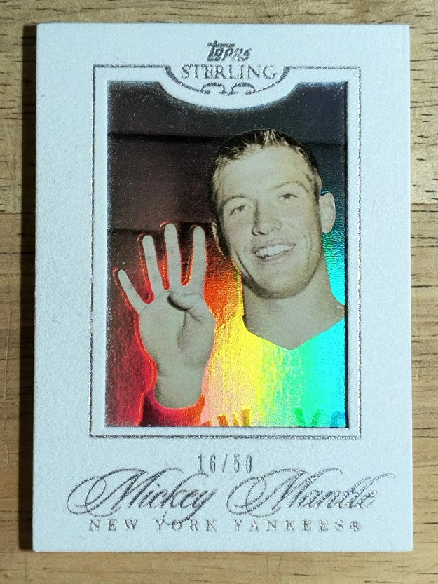 2006 Topps Sterling Framed White #24 Mickey Mantle
