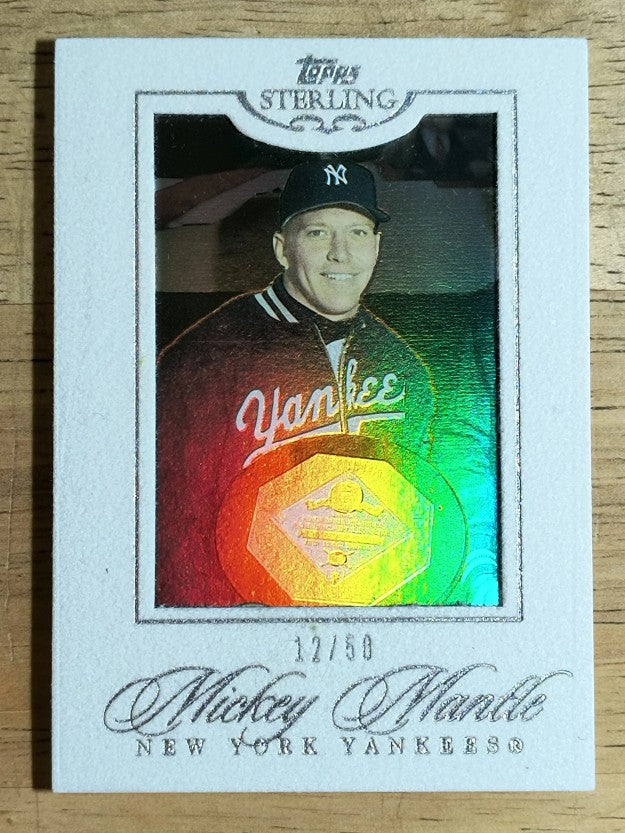 2006 Topps Sterling Framed White #25 Mickey Mantle