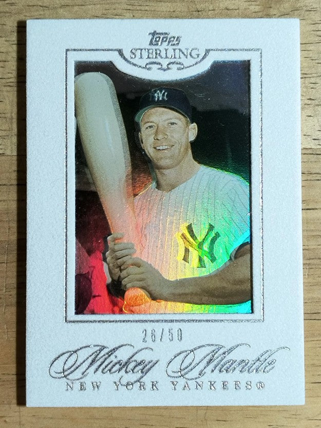 2006 Topps Sterling Framed White #37 Mickey Mantle