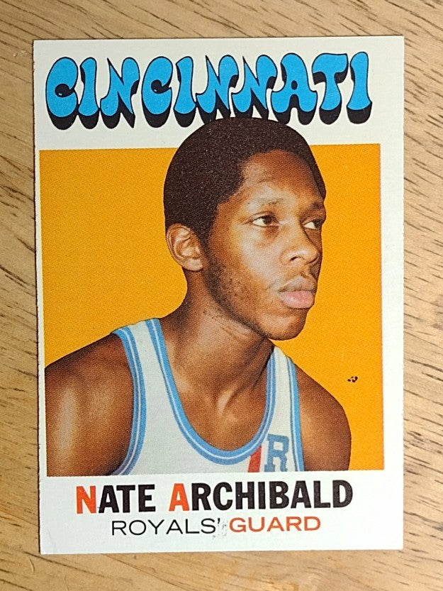 1971-72 Topps #29 Nate Archibald RC (EX)