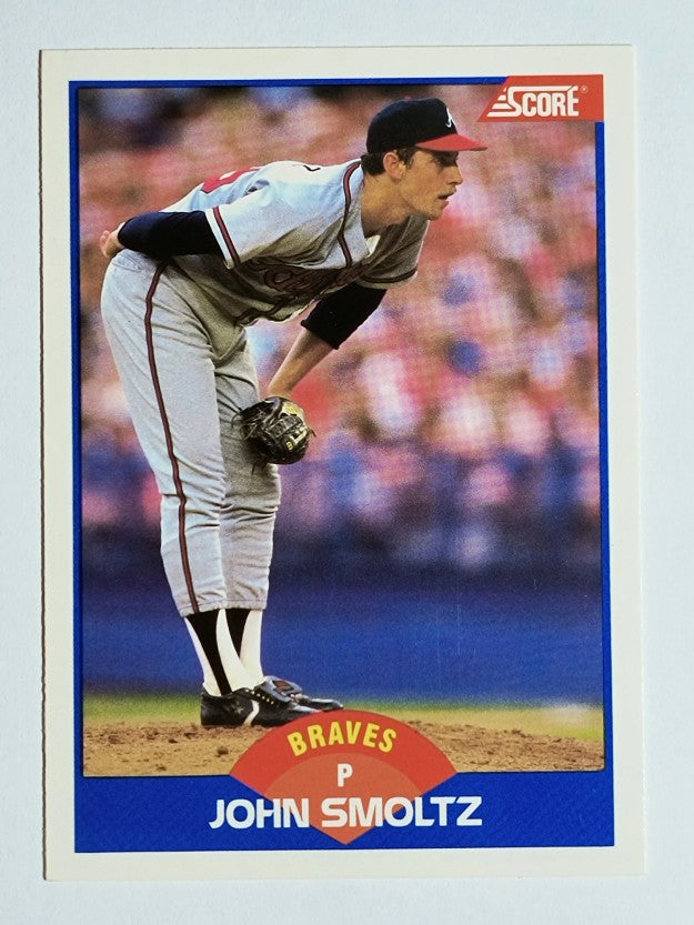 1989 Score #616 John Smoltz RC