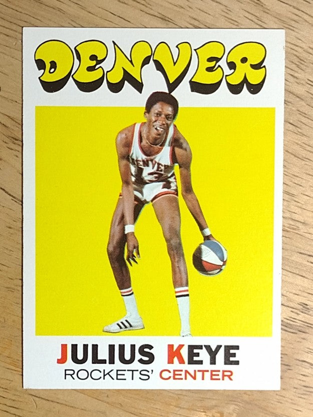 1971-72 Topps #186 Julius Keye (NM)