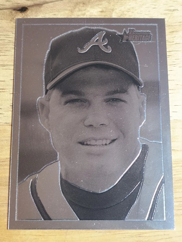 2001 Bowman Heritage Chrome #1 Chipper Jones