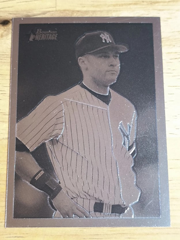 2001 Bowman Heritage Chrome #8 Derek Jeter