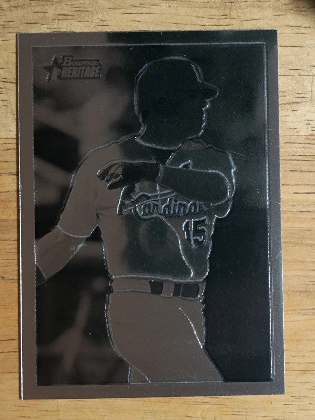 2001 Bowman Heritage Chrome #17 Jim Edmonds