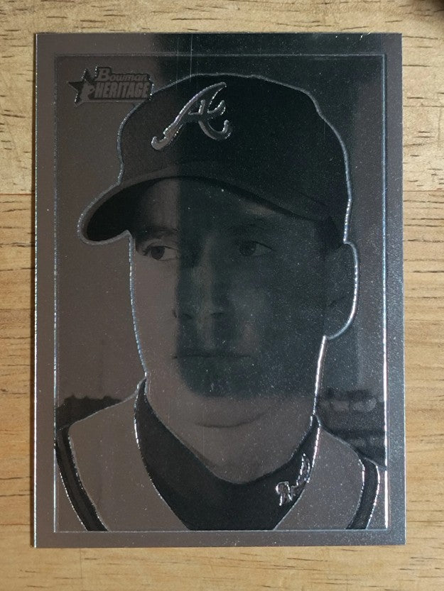 2001 Bowman Heritage Chrome #18 Tom Glavine