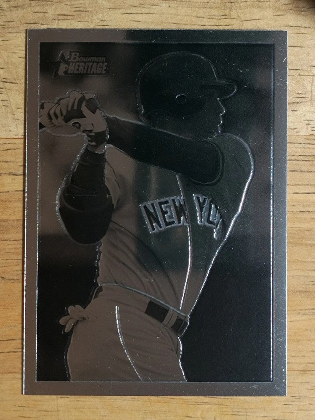 2001 Bowman Heritage Chrome #19 David Justice