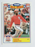 1987 Topps Glossy All-Stars #5 Ozzie Smith