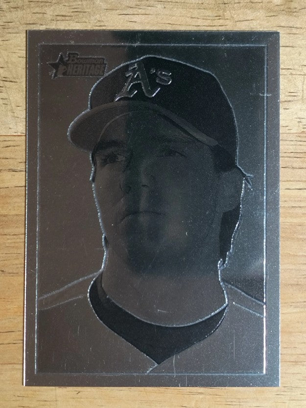 2001 Bowman Heritage Chrome #55 Barry Zito