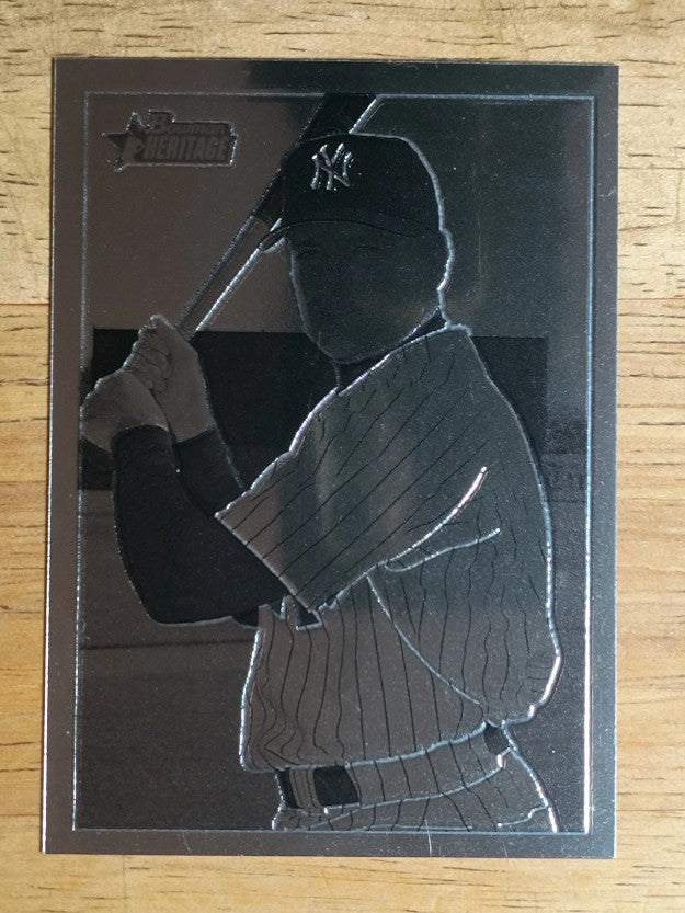 2001 Bowman Heritage Chrome #60 Chuck Knoblauch