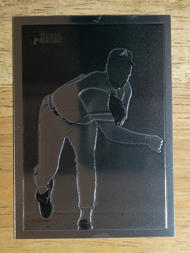2001 Bowman Heritage Chrome #72 John Smoltz
