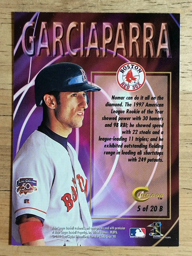 1998 Circa Thunder Boss #5 Nomar Garciaparra