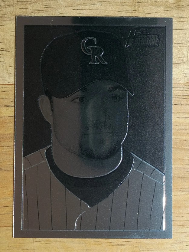 2001 Bowman Heritage Chrome #98 Mike Hampton
