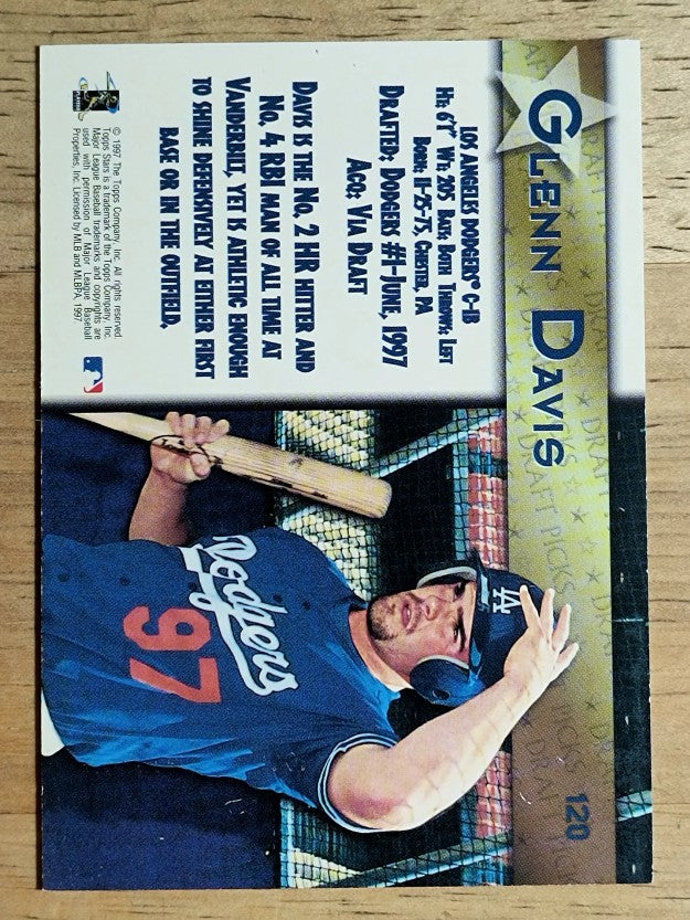 1997 Topps Stars #120 Glenn Davis RC