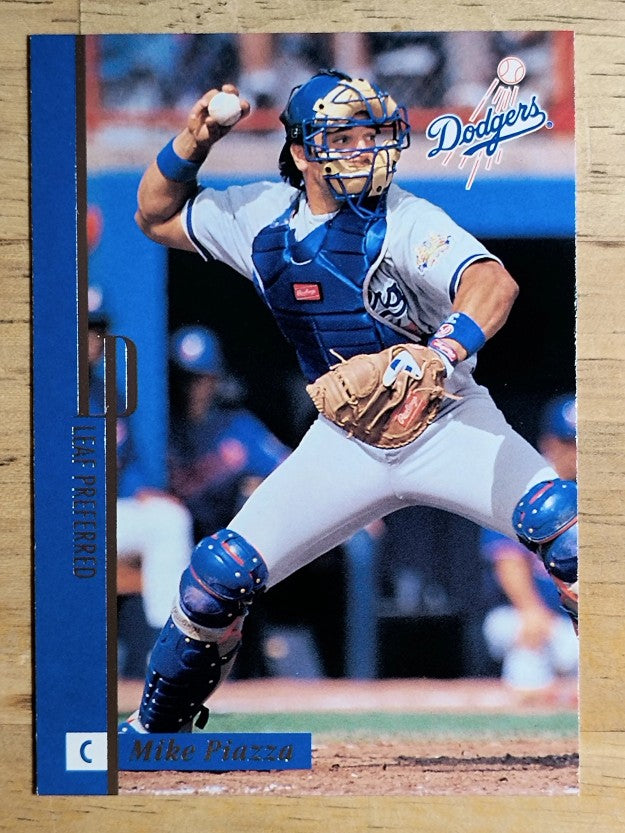 1996 Leaf Preferred #25 Mike Piazza