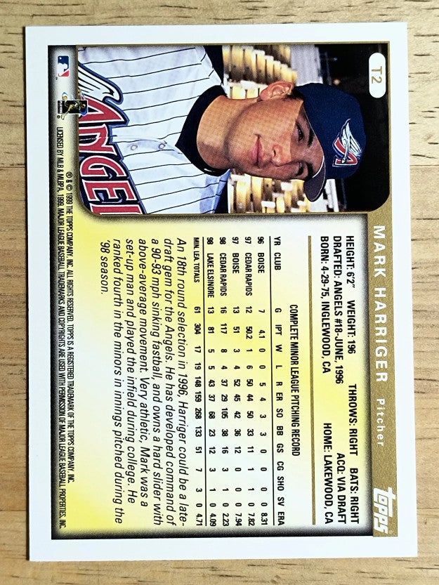 1999 Topps Traded #T2 Mark Harriger RC