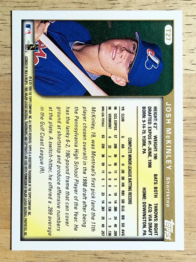 1999 Topps Traded #T27 Josh McKinley