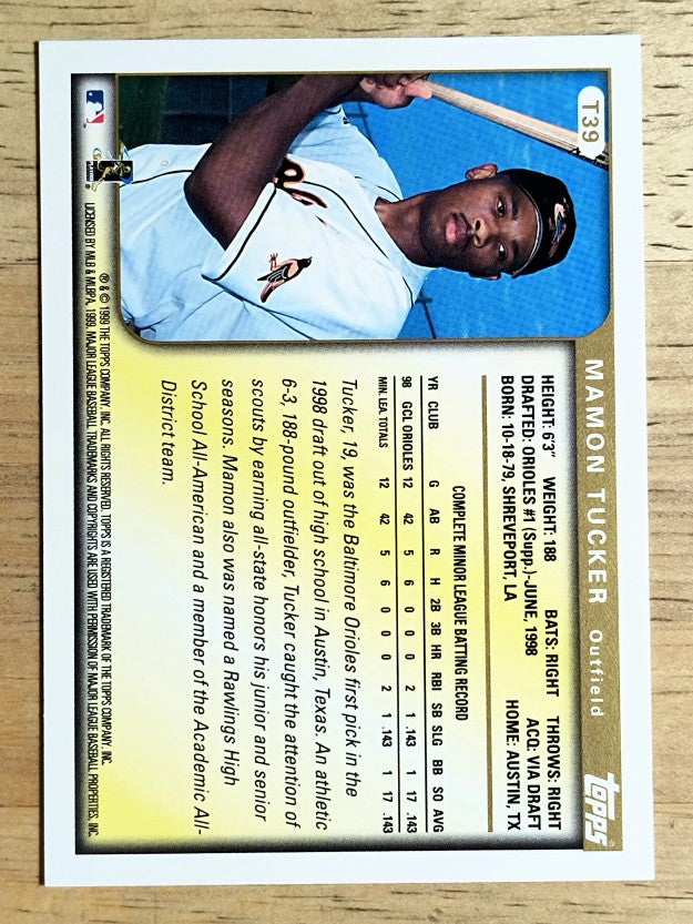 1999 Topps Traded #T39 Mamon Tucker