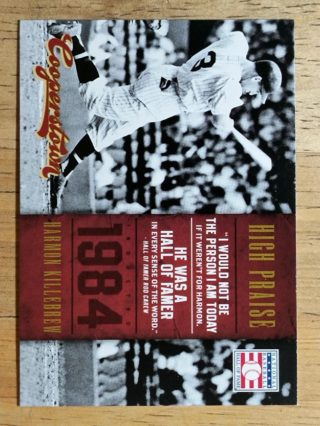 2012 Panini Cooperstown High Praise #18 Harmon Killebrew