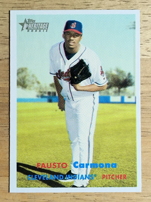 2006 Topps Heritage #150 Fausto Carmona