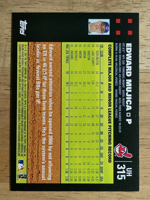 2007 Topps Update #315 Edward Mujica