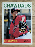 2013 Topps Heritage Minors #136 C.J. Edwards