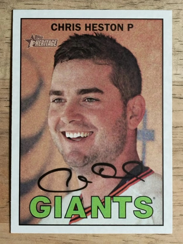 2016 Topps Heritage #95 Chris Heston