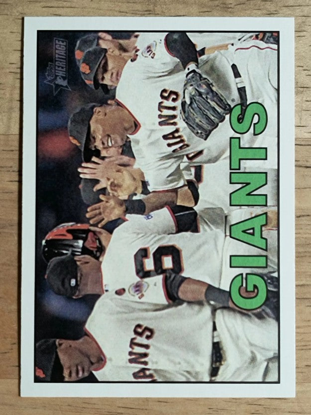2016 Topps Heritage #370 San Francisco Giants