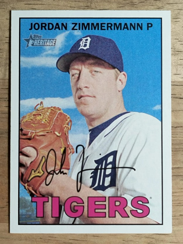 2016 Topps Heritage #388 Jordan Zimmermann